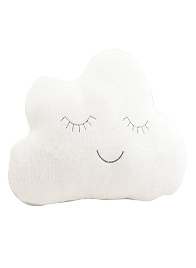 HAPPY BRO White Cloud Pillow Super Soft Plush Cushion Decorative Nursery & Kids Room Cute Baby Cushion & Soft Toy Gift - Image 1